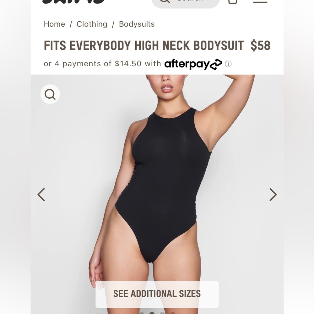 Skims high neck bodysuit